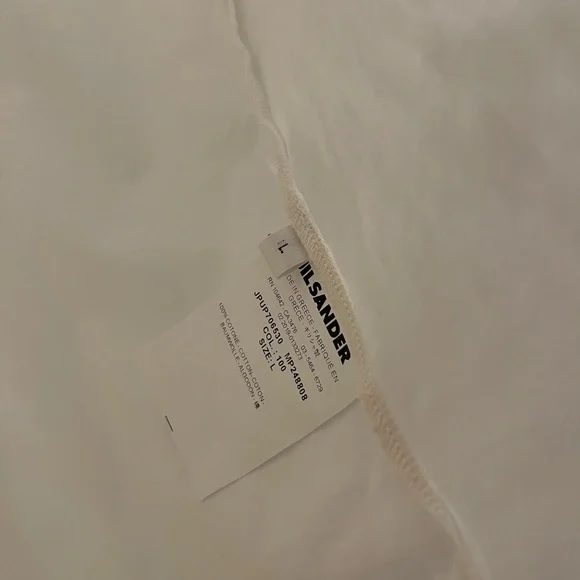 Jil Sander Off-White Short Sleeve Tee - Picture 3 of 3